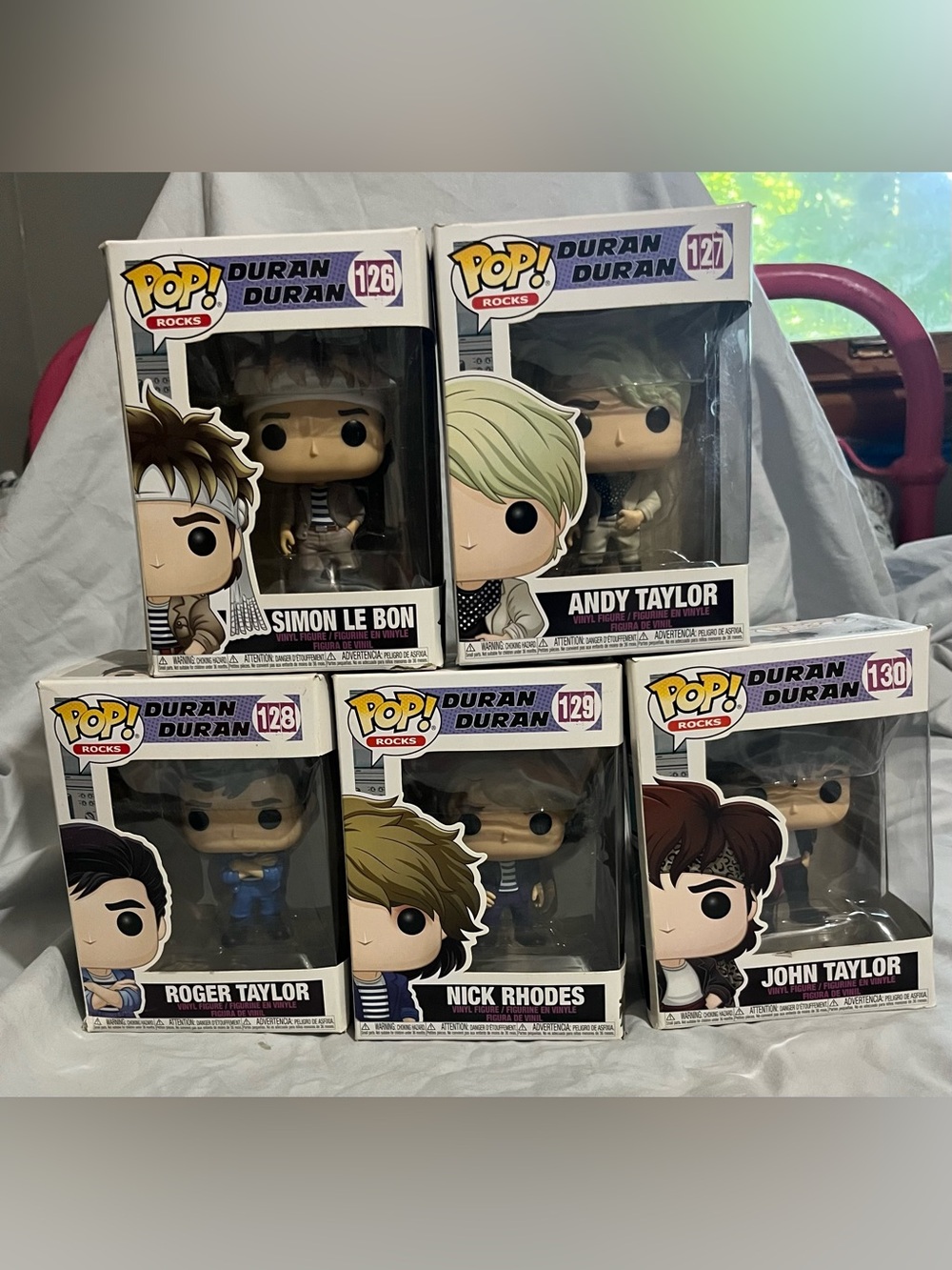 Funko Duran Duran POP! Vinyl Figures - White and Black Accents